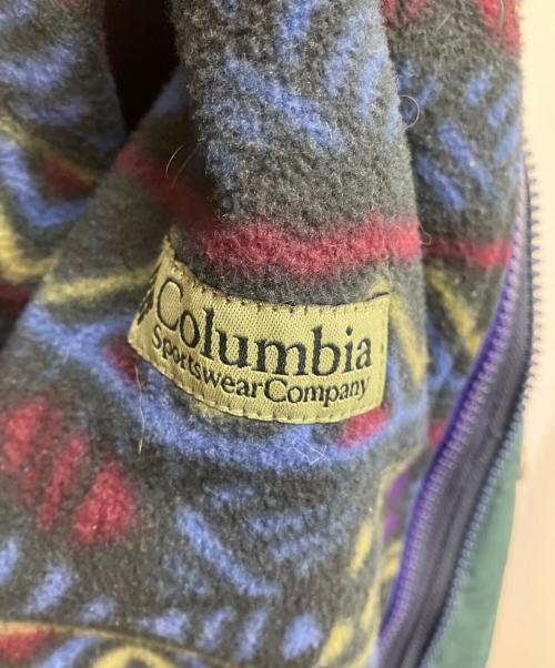 Columbia（コロンビア）Columbia (コロンビア) ライナー付きオーバーコート グリーン×ネイビー サイズ:Mの古着・服飾アイテム