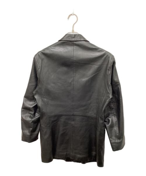 DKNY（ダナキャランニューヨーク）DKNY (ダナキャランニューヨーク) レザー3Bジャケット ブラック サイズ:Sの古着・服飾アイテム