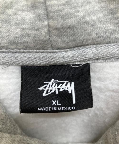 stussy（ステューシー）stussy (ステューシー) プルオーバーパーカー グレー サイズ:XLの古着・服飾アイテム