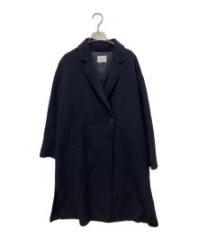 green label relaxing（グリーンレーベルリラクシング）の古着「リバーチェスターコート」｜ネイビー
