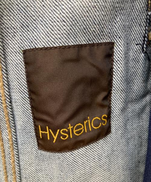 hysterics（ヒステリックス）hysterics (ヒステリックス) レザー切替デニムテーラードジャケト インディゴ サイズ:FREEの古着・服飾アイテム
