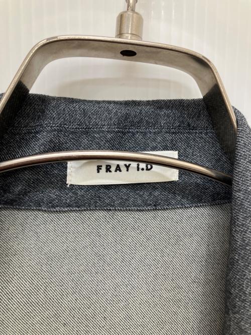 FRAY ID（フレイ アイディー）FRAY ID (フレイ アイディー) アシメラペルテーラードワンピース グレー サイズ:Sの古着・服飾アイテム