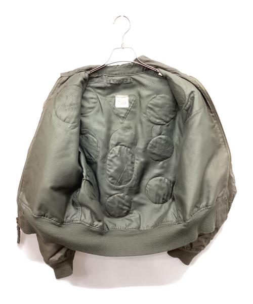 古着（フルギ）古着 (フルギ) cwu-36/p ヴィンテージフルパッチフライトジャケット オリーブ サイズ:記載なしの古着・服飾アイテム
