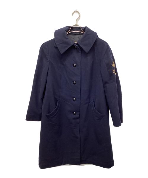 Swedish Army（スウェーデン軍）swedish army (スウェーデン軍) メルトンウールフーデットコート ネイビー サイズ:42の古着・服飾アイテム