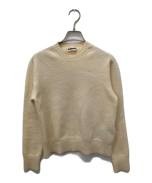 JIL SANDER（ジルサンダー）JIL SANDER (ジルサンダー) 24AW クルーネックウールニット ベージュ サイズ:XSの古着・服飾アイテム