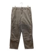 HUFハフ）の古着「BELDEN DOUBLE KNEE PANT」｜グレー