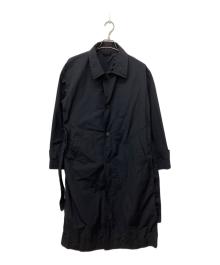 ISSEY MIYAKE MEN（イッセイミヤケメン）の古着「ナイロン サイドステッチデザインコート」｜ネイビー