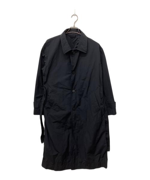 ISSEY MIYAKE MEN（イッセイミヤケメン）ISSEY MIYAKE MEN (イッセイミヤケメン) ナイロン サイドステッチデザインコート ネイビー サイズ:2の古着・服飾アイテム