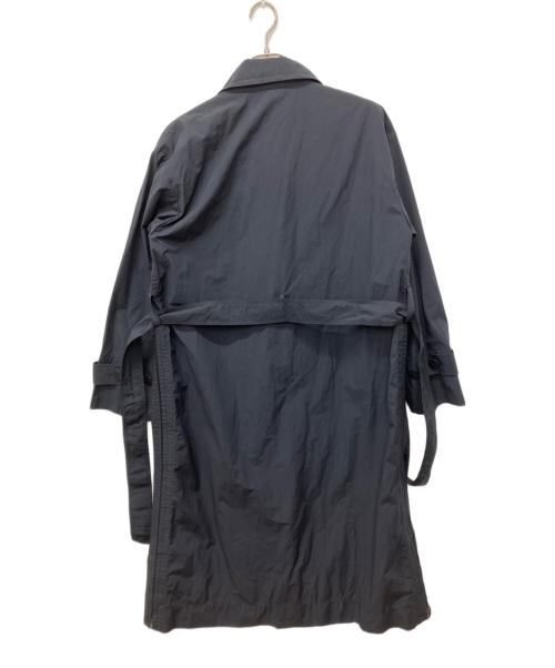 ISSEY MIYAKE MEN（イッセイミヤケメン）ISSEY MIYAKE MEN (イッセイミヤケメン) ナイロン サイドステッチデザインコート ネイビー サイズ:2の古着・服飾アイテム