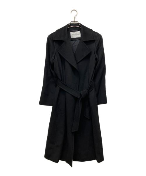 MaxMara（マックスマーラ）MaxMara (マックスマーラ) マニュエラアイコンコート ブラック サイズ:36の古着・服飾アイテム