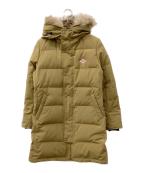 DANTONダントン）の古着「ラクーンファーフーデットダウンコート」｜ブラウン