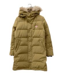 DANTON（ダントン）の古着「ラクーンファーフーデットダウンコート」｜ブラウン