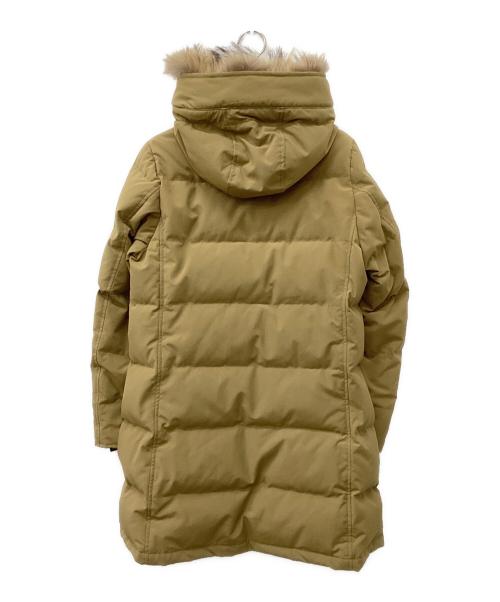DANTON（ダントン）DANTON (ダントン) ラクーンファーフーデットダウンコート ブラウン サイズ:36の古着・服飾アイテム