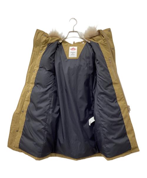 DANTON（ダントン）DANTON (ダントン) ラクーンファーフーデットダウンコート ブラウン サイズ:36の古着・服飾アイテム