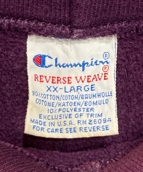 Champion（チャンピオン）Champion (チャンピオン) リバースウィーブスウェッパーカー パープル サイズ:XXLの古着・服飾アイテム