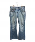 TRUE RELIGIONトゥルー レリジョン）の古着「フレアデニム」｜ブルー