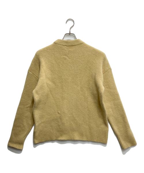 AMI Alexandre Mattiussi（アミアレクサンドルマテュッシ）AMI Alexandre Mattiussi (アミアレクサンドルマテュッシ) ROUND NECK KNITS イエロー サイズ:Sの古着・服飾アイテム
