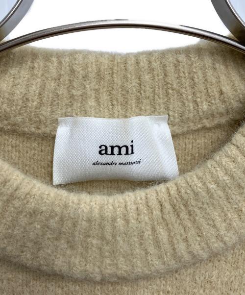 AMI Alexandre Mattiussi（アミアレクサンドルマテュッシ）AMI Alexandre Mattiussi (アミアレクサンドルマテュッシ) ROUND NECK KNITS イエロー サイズ:Sの古着・服飾アイテム