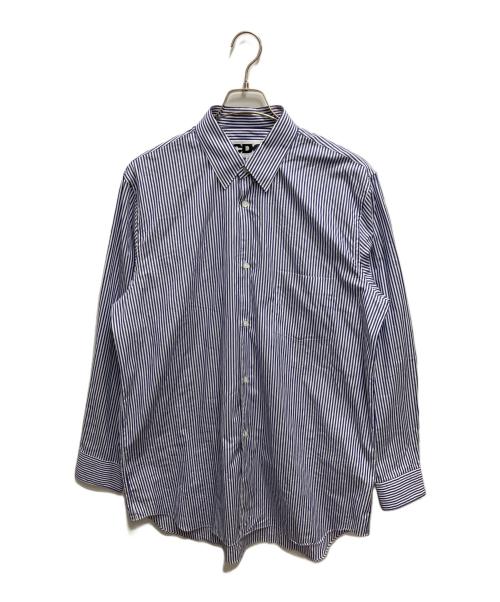 CDG（シーディージー）CDG (シーディージー) ストライプシャツ ブルー サイズ:XLの古着・服飾アイテム