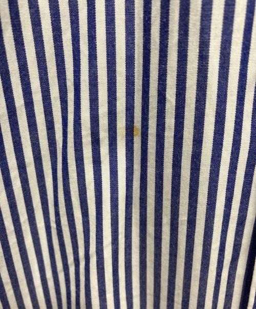 CDG（シーディージー）CDG (シーディージー) ストライプシャツ ブルー サイズ:XLの古着・服飾アイテム