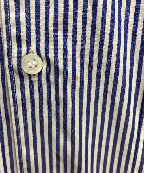 CDG（シーディージー）CDG (シーディージー) ストライプシャツ ブルー サイズ:XLの古着・服飾アイテム