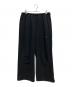 Y DOT BY NORDISK（ワイドット バイ ノルディスク）の古着「TECH FLEECE CIRCLE Buggy Pants」｜ブラック