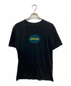 stussyステューシー）の古着「ロゴプリントTシャツ」｜ブラック