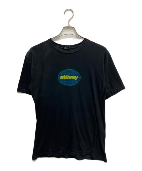 stussy（ステューシー）stussy (ステューシー) ロゴプリントTシャツ ブラック サイズ:Mの古着・服飾アイテム