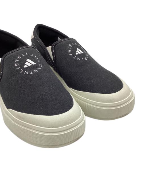 adidas by stella McCartney（アディダス バイ ステラマッカートニー）adidas by stella McCartney (アディダス バイ ステラマッカートニー) スリッポン ブラック サイズ:26.5cmの古着・服飾アイテム