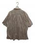 ISSEY MIYAKE MEN (イッセイミヤケメン) 杢調ストライプ半袖シャツ ベージュ サイズ:3：15000円