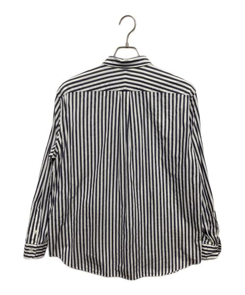 COMOLI（コモリ）COMOLI (コモリ) ストライプコモリシャツ ブルー サイズ:2の古着・服飾アイテム