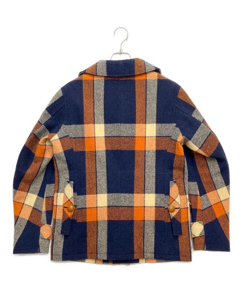 VISVIM（ビズビム）VISVIM (ビズビム) Harris Tweed (ハリスツイード) ORION TWEED 2L JACKET ネイビー×オレンジ サイズ:不明の古着・服飾アイテム