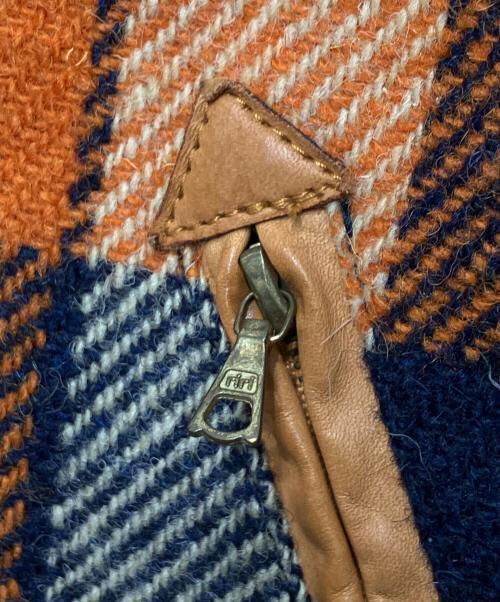 VISVIM（ビズビム）VISVIM (ビズビム) Harris Tweed (ハリスツイード) ORION TWEED 2L JACKET ネイビー×オレンジ サイズ:不明の古着・服飾アイテム