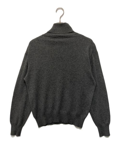 Paul Smith BLACK（ポールスミスブラック）Paul Smith BLACK (ポールスミスブラック) カシミヤタートルネックニット グレー サイズ:Lの古着・服飾アイテム