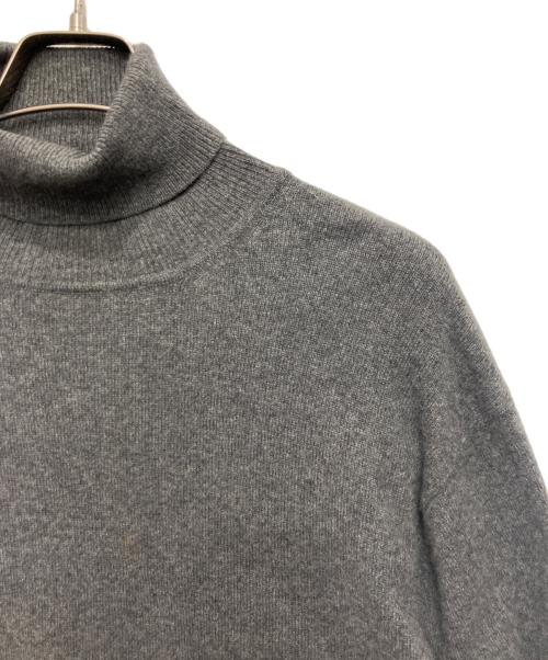 Paul Smith BLACK（ポールスミスブラック）Paul Smith BLACK (ポールスミスブラック) カシミヤタートルネックニット グレー サイズ:Lの古着・服飾アイテム