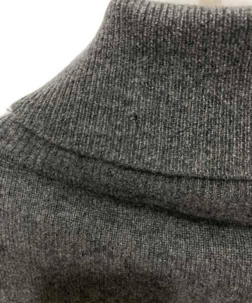 Paul Smith BLACK（ポールスミスブラック）Paul Smith BLACK (ポールスミスブラック) カシミヤタートルネックニット グレー サイズ:Lの古着・服飾アイテム