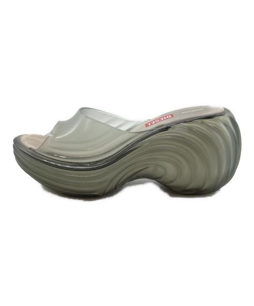 DIESEL（ディーゼル）DIESEL (ディーゼル) melissa (メリッサ) quantum platformサンダル クリア サイズ:25 1/2の古着・服飾アイテム