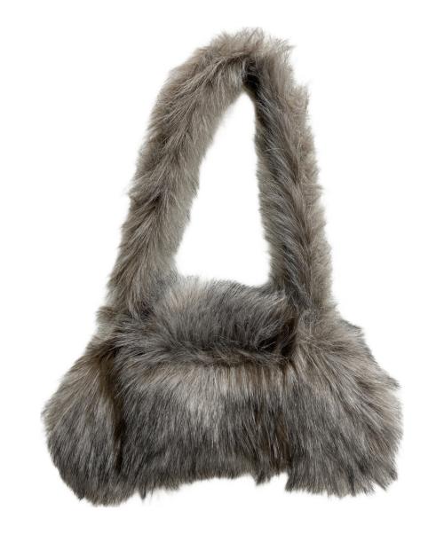 DIESEL（ディーゼル）DIESEL (ディーゼル) play crossbodyファーバッグ ブラウンの古着・服飾アイテム