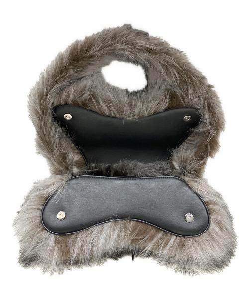 DIESEL（ディーゼル）DIESEL (ディーゼル) play crossbodyファーバッグ ブラウンの古着・服飾アイテム