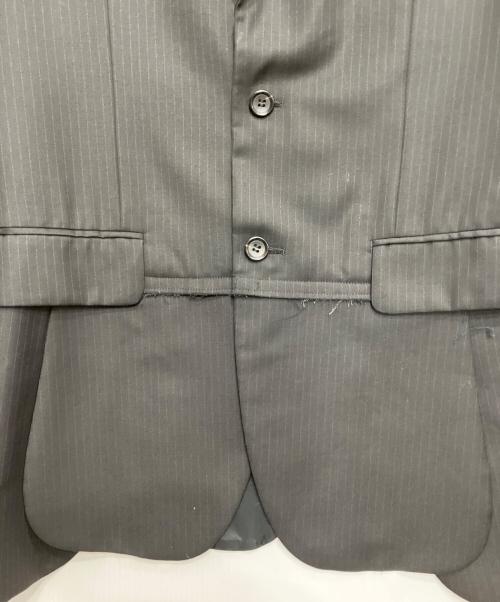 COMME des GARCONS HOMME DEUX（コムデギャルソン オム ドゥ）COMME des GARCONS HOMME DEUX (コムデギャルソン オム ドゥ) 裾切替ストライプテーラードジャケット ブラック サイズ:Lの古着・服飾アイテム