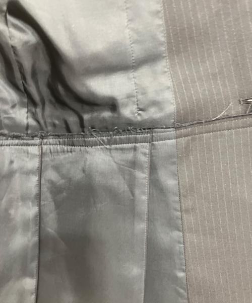 COMME des GARCONS HOMME DEUX（コムデギャルソン オム ドゥ）COMME des GARCONS HOMME DEUX (コムデギャルソン オム ドゥ) 裾切替ストライプテーラードジャケット ブラック サイズ:Lの古着・服飾アイテム