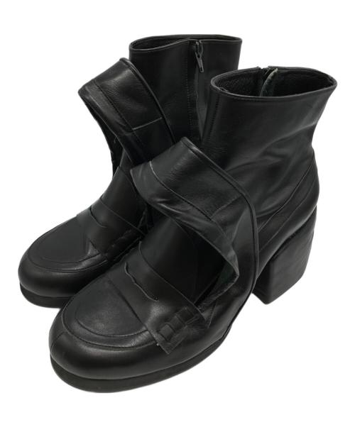 RequaL≡（リコール）RequaL≡ (リコール) ヒールローファーブーツ ブラック サイズ:28の古着・服飾アイテム