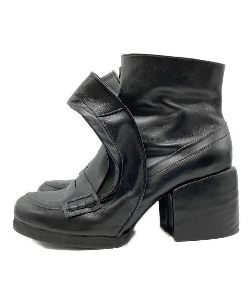 RequaL≡（リコール）RequaL≡ (リコール) ヒールローファーブーツ ブラック サイズ:28の古着・服飾アイテム