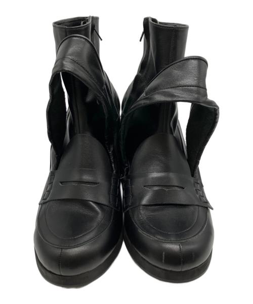 RequaL≡（リコール）RequaL≡ (リコール) ヒールローファーブーツ ブラック サイズ:28の古着・服飾アイテム