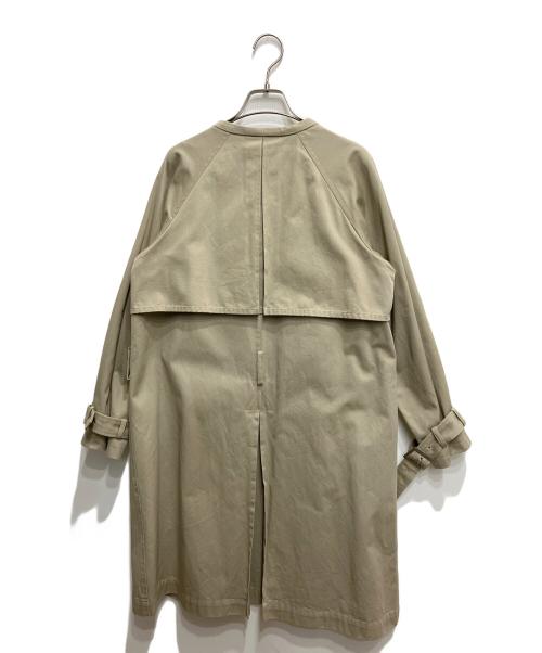 Y's（ワイズ）Y's (ワイズ) ノーカラーコート ベージュ サイズ:1の古着・服飾アイテム