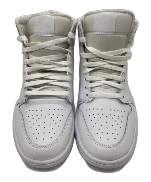 NIKE（ナイキ）NIKE (ナイキ) AIR JORDAN 1 MID ホワイト サイズ:28の古着・服飾アイテム