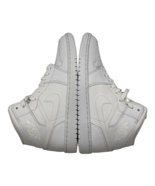 NIKE（ナイキ）NIKE (ナイキ) AIR JORDAN 1 MID ホワイト サイズ:28の古着・服飾アイテム