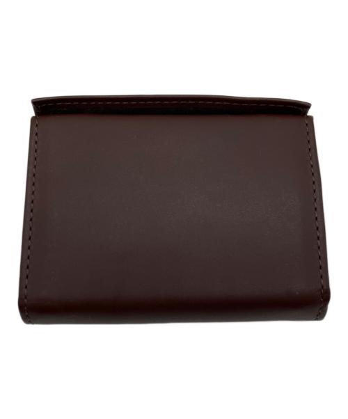 M+（エムピウ）m+ (エムピウ) 3つ折り財布 ブラウンの古着・服飾アイテム