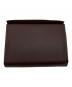 m+ (エムピウ) 3つ折り財布 ブラウン：18000円