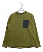 Patagoniaパタゴニア）の古着「R1エア・クルー」｜黄緑